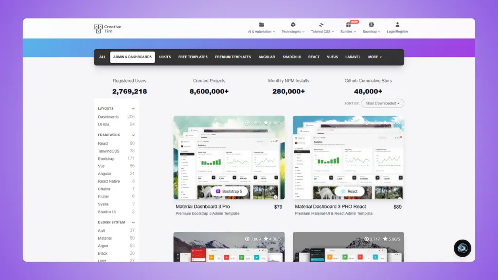 LandingGo vs Creative Tim: What's Better? | LandingGo