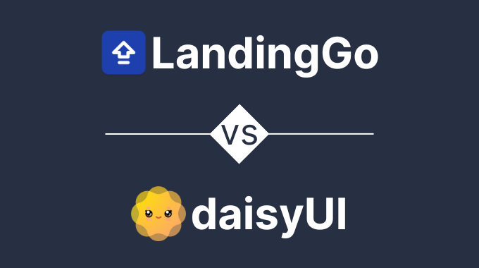 LandingGo vs daisyUI: What's better?