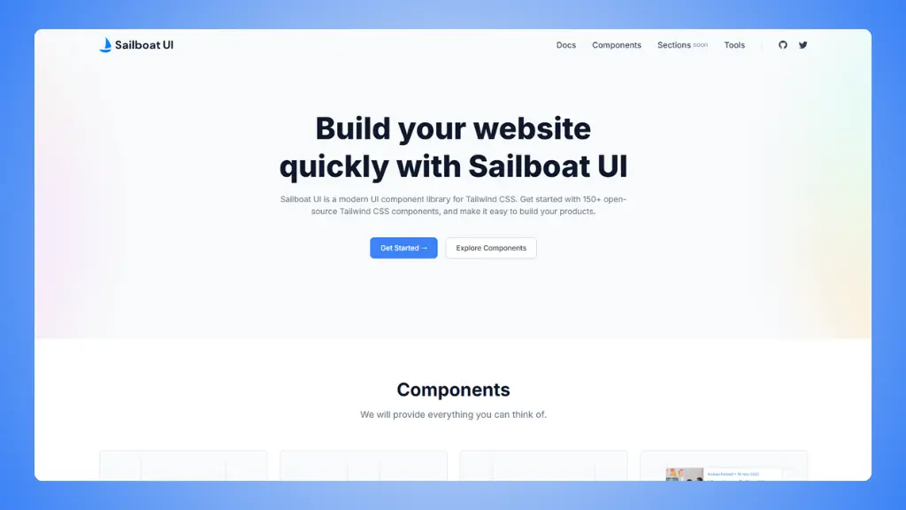 Website: Sailboat UI.com