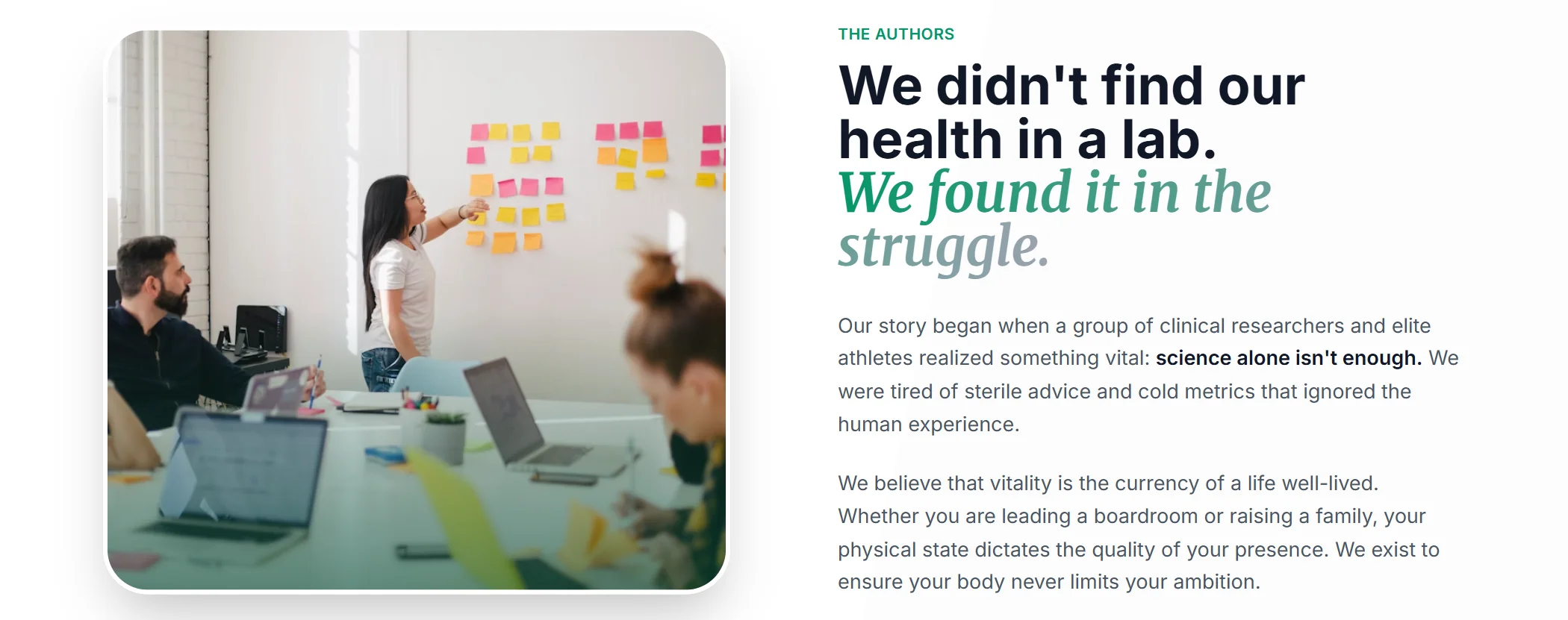 About-us Health Gradient