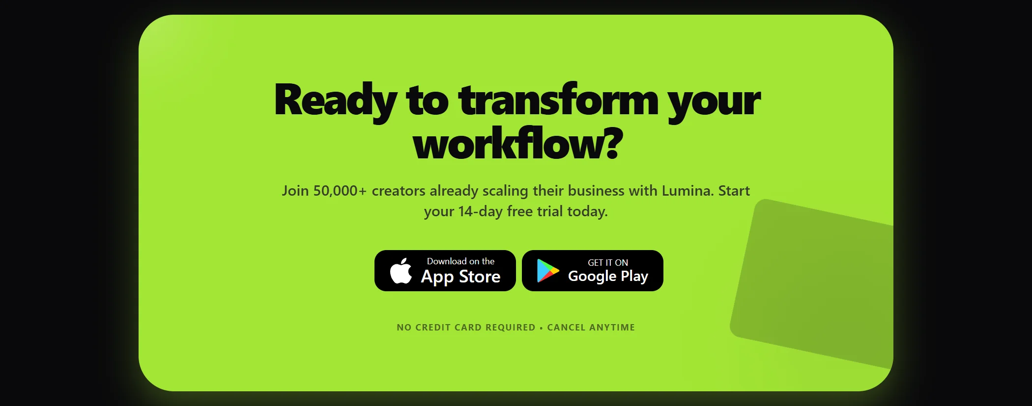 Cta Mobile App Dark