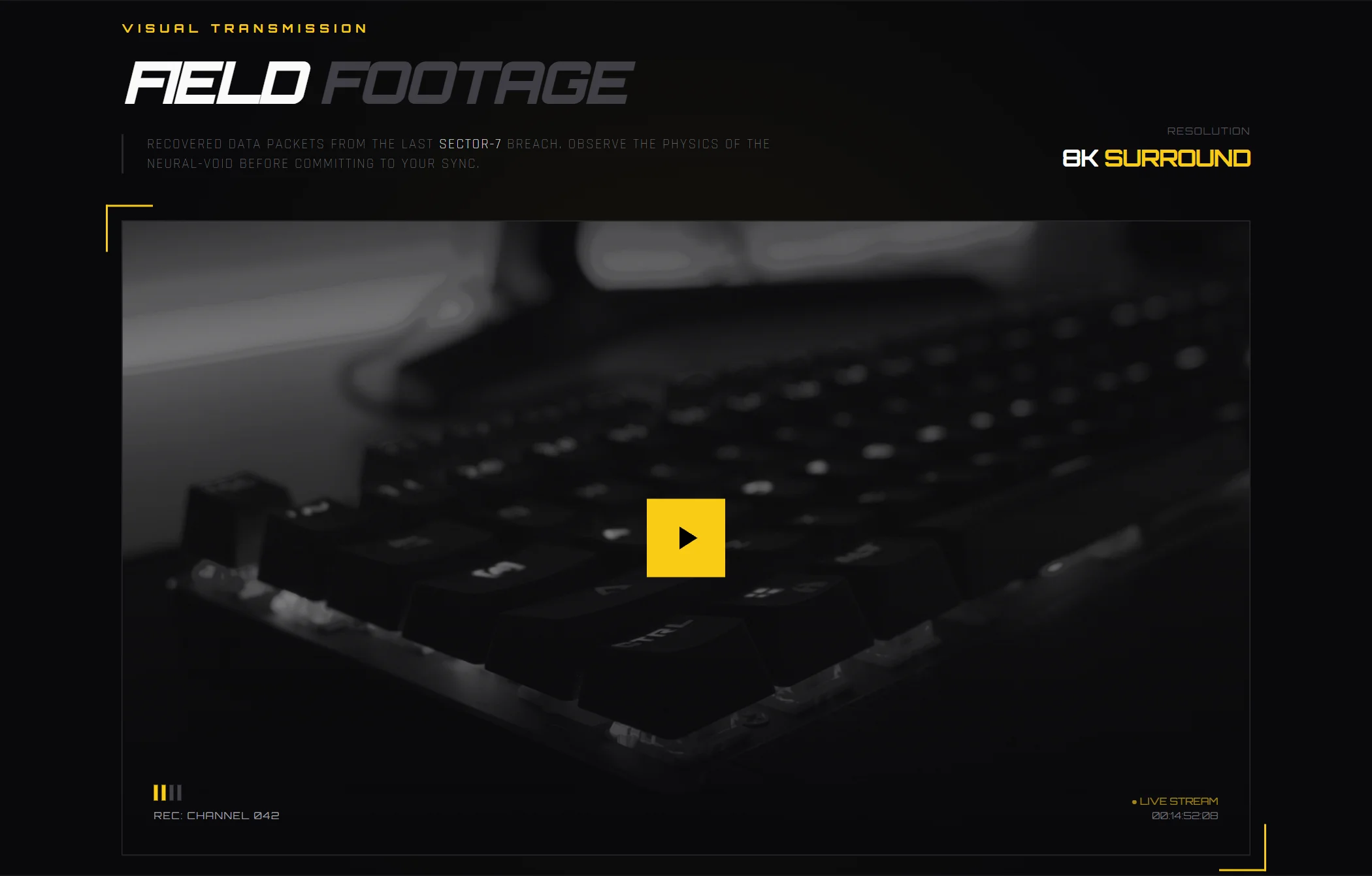 Demo-video Gaming Futuristic
