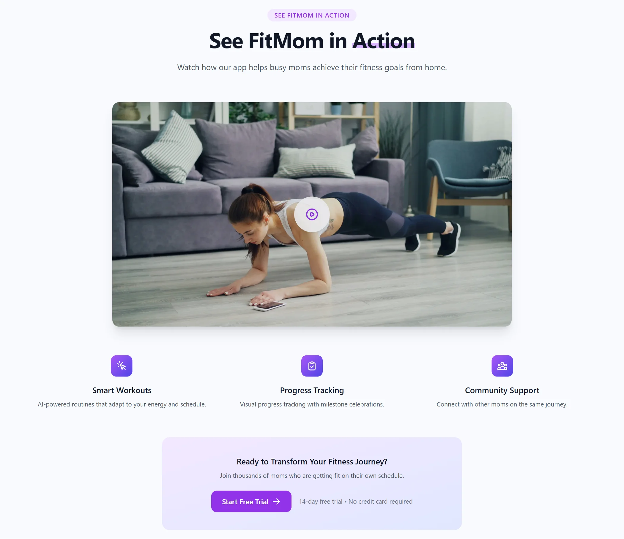 Demo-video Mobile App Minimal