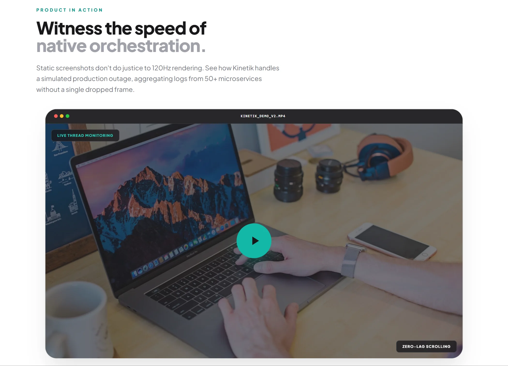 Demo-video Software Modern