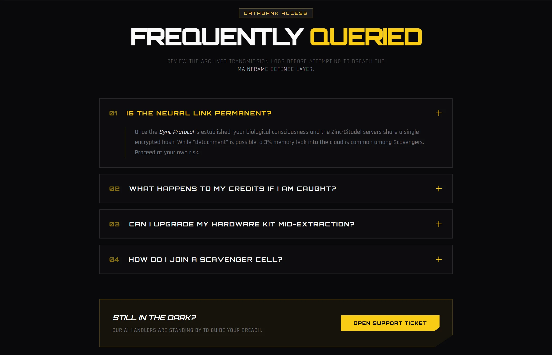Faq Gaming Futuristic