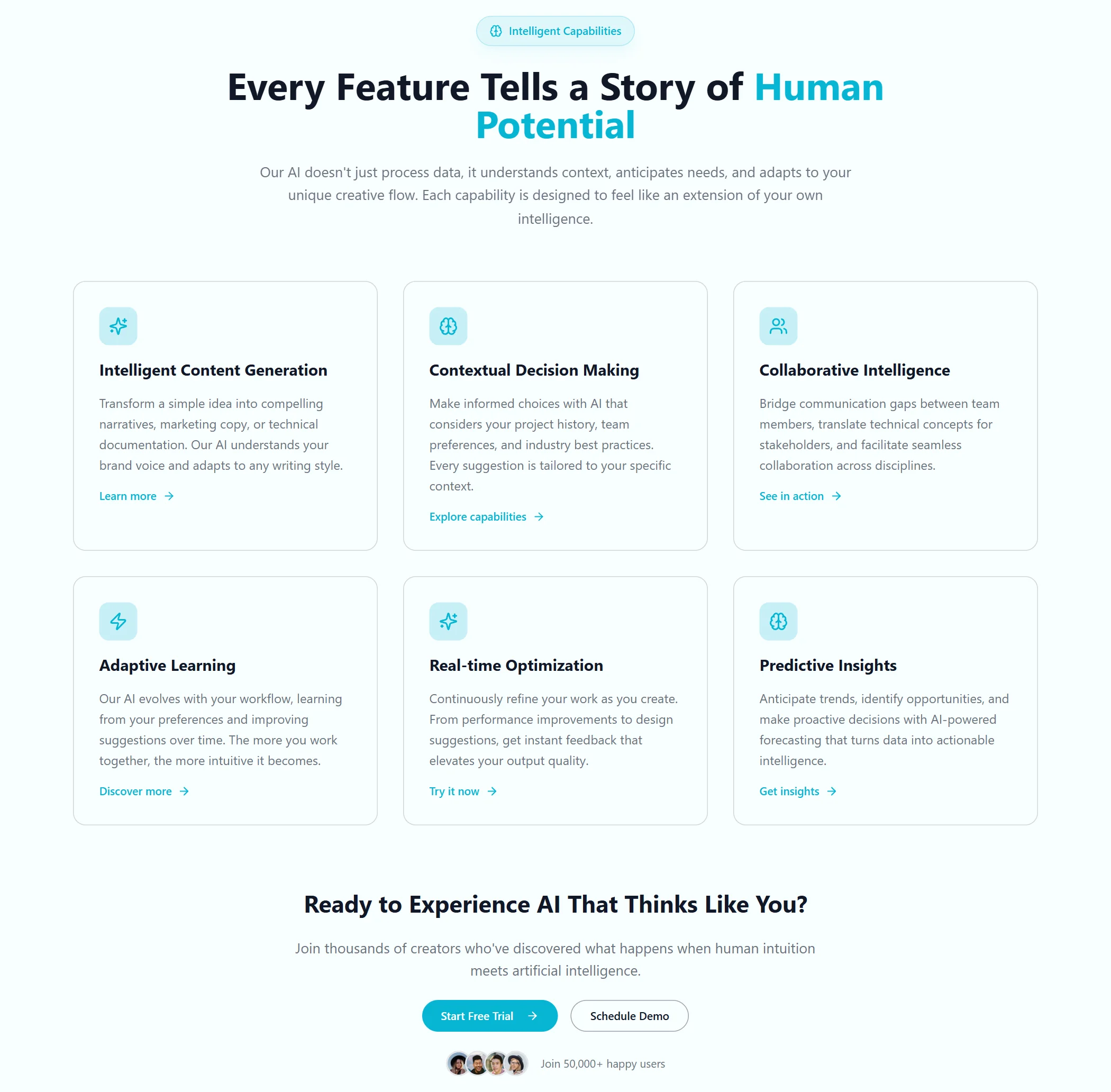 Feature Artificial Intelligence Modern