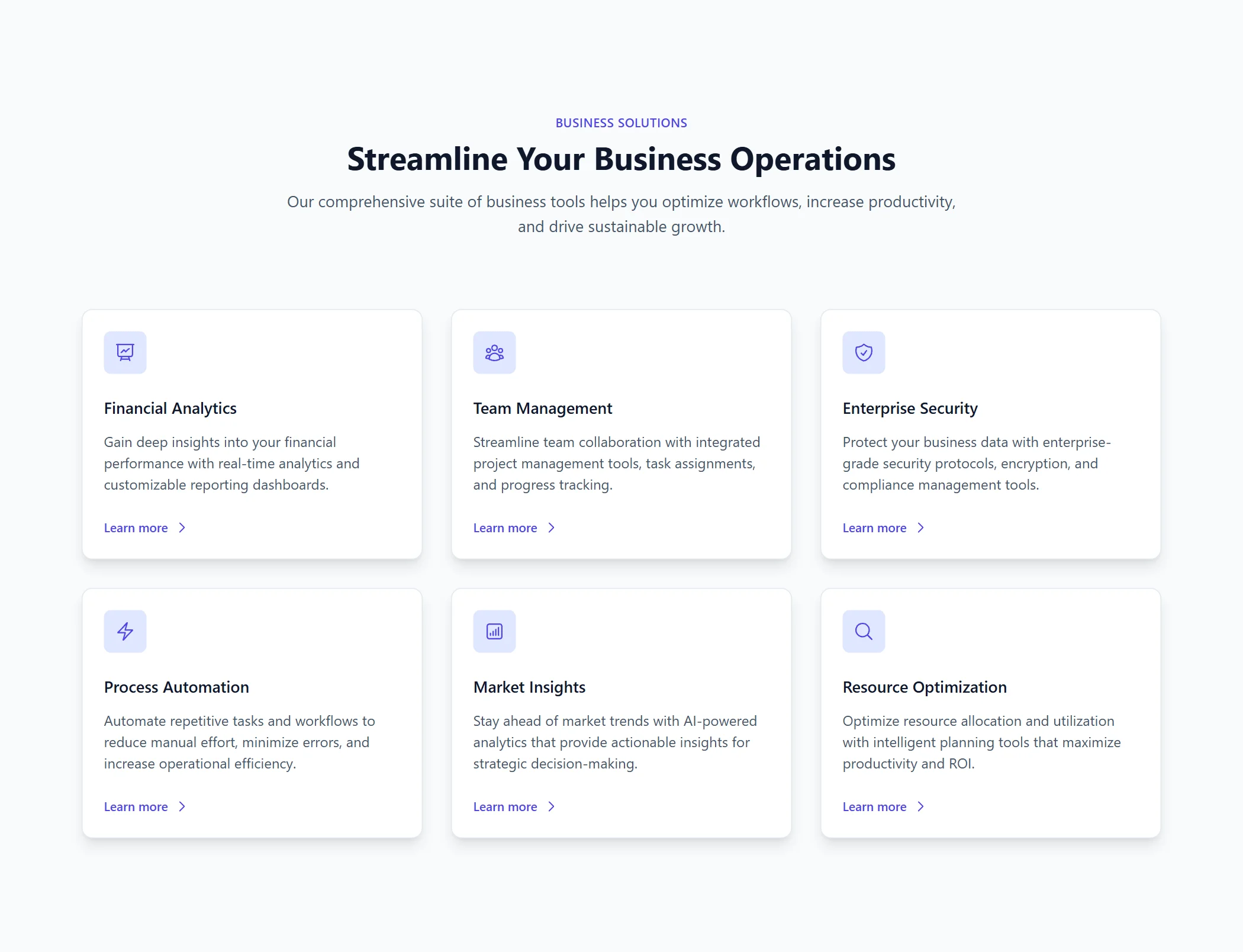 Feature Business Modern