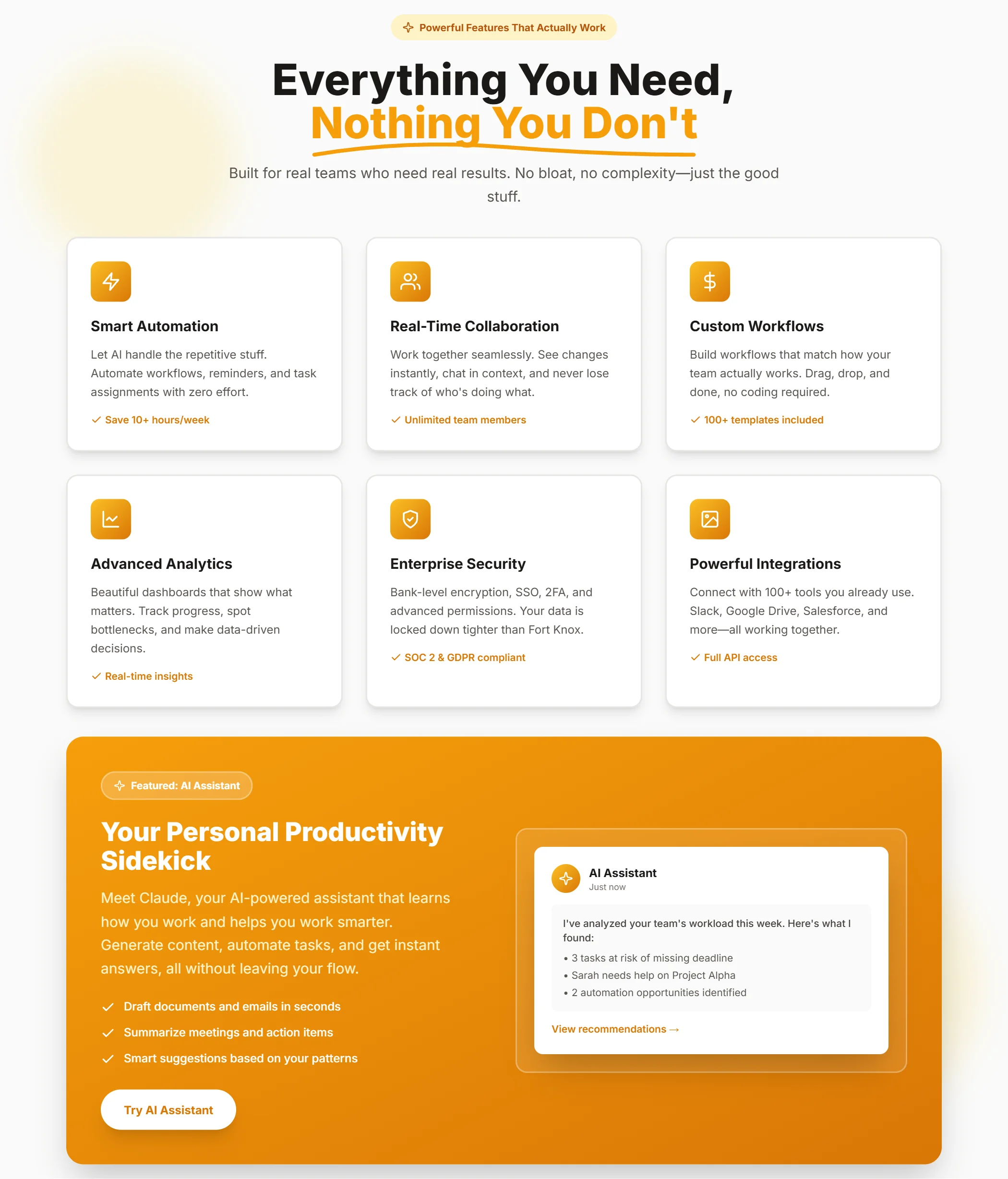 Feature SaaS Playful