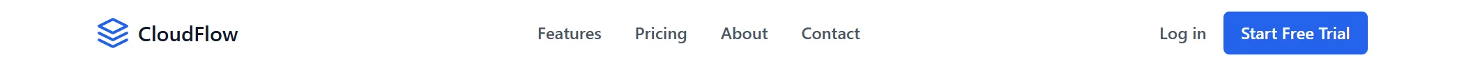 Header SaaS Minimal