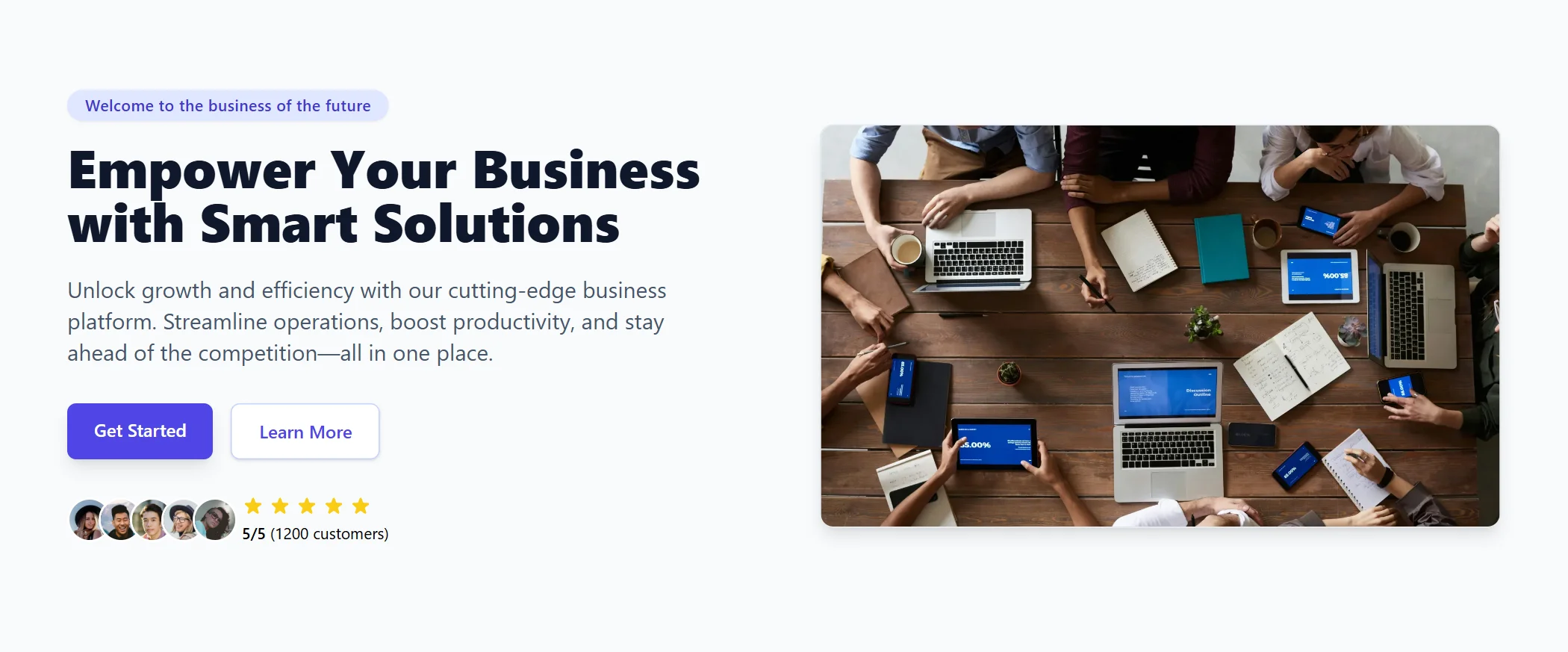 Hero Business Modern
