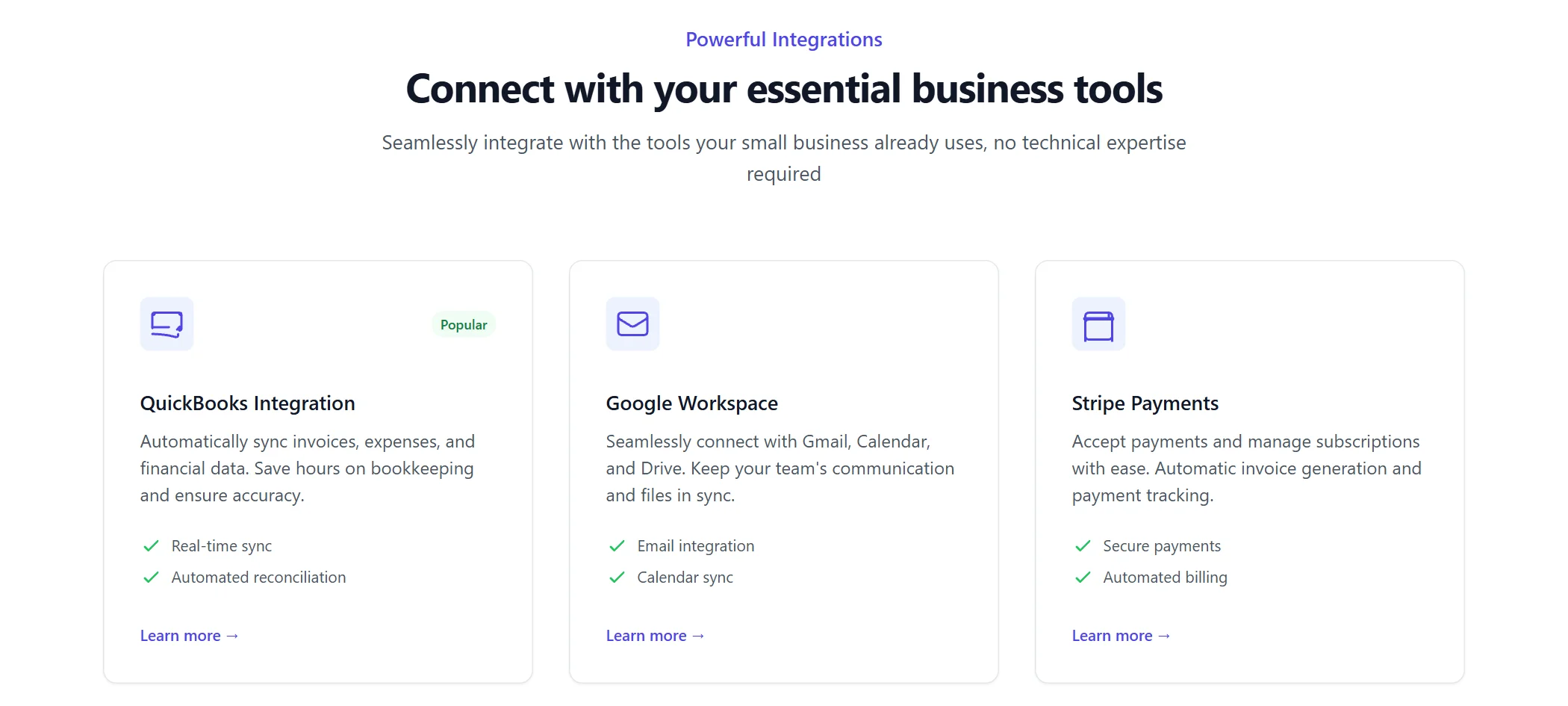 Integration Software Minimal