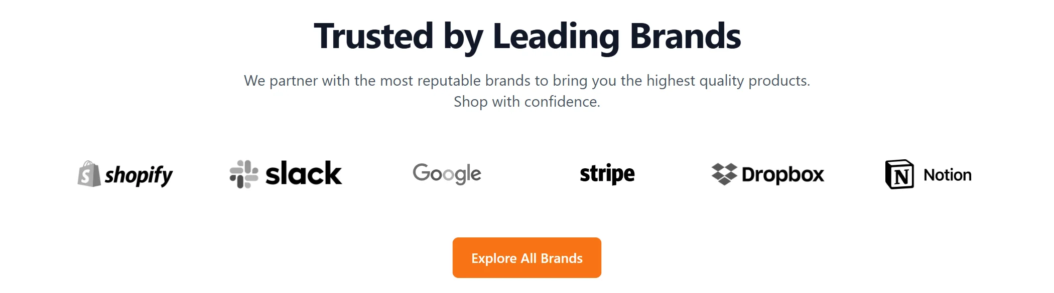 Logo-cloud E-commerce Modern