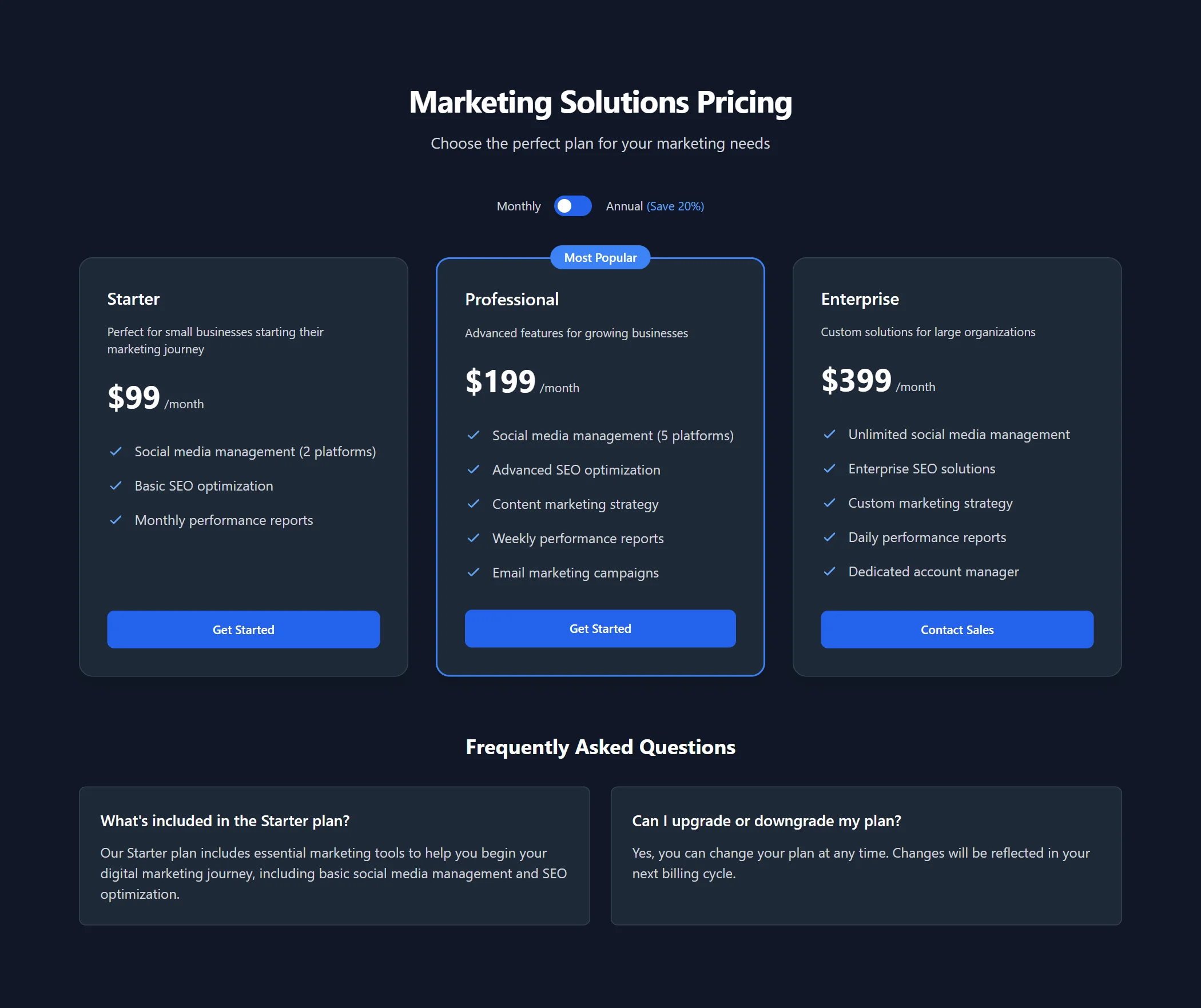 Pricing Marketing Dark
