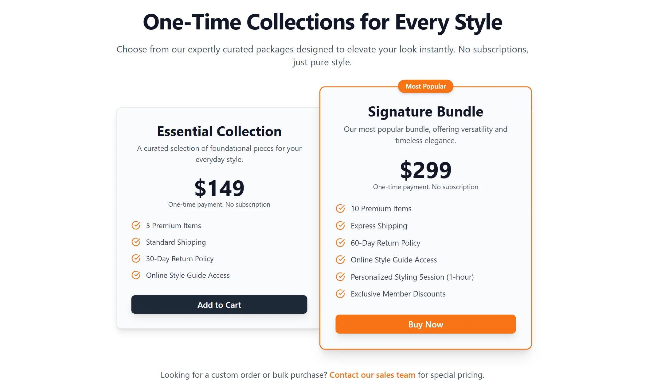 Pricing E-commerce Modern