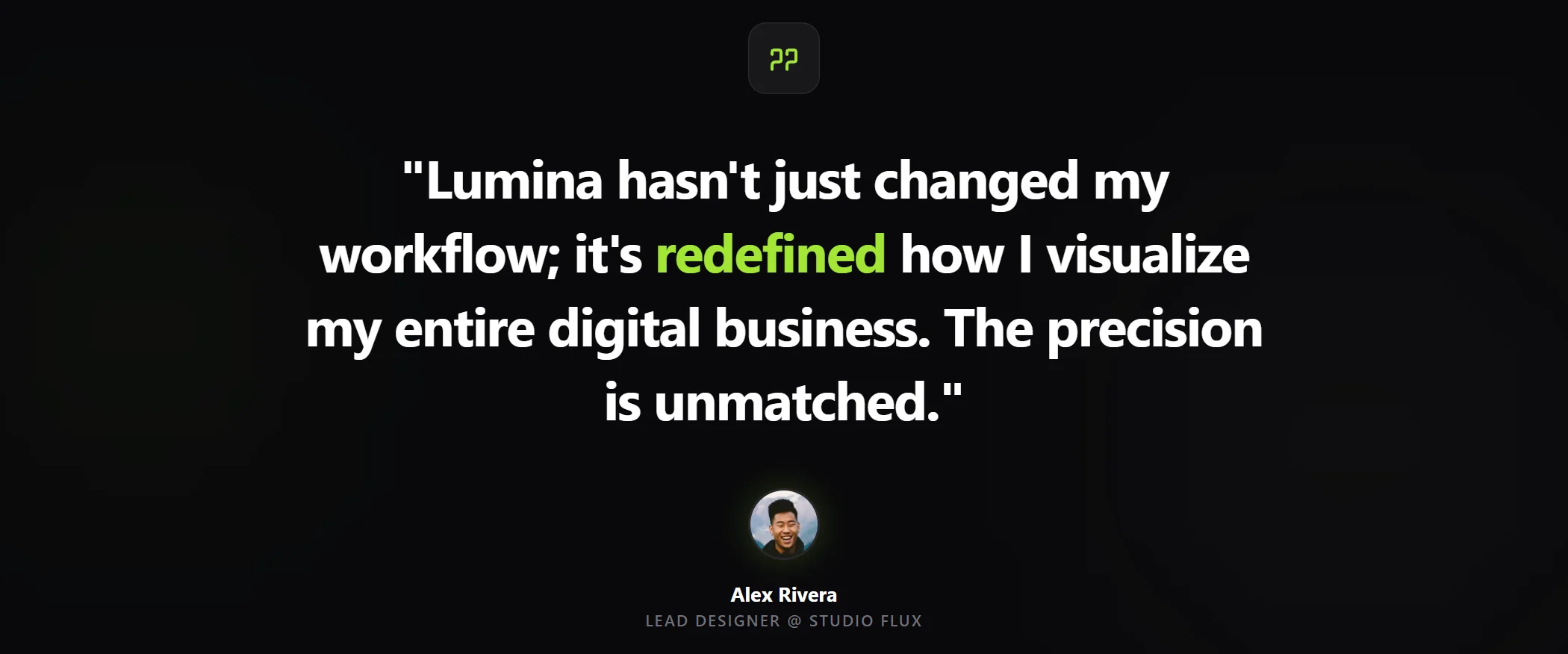 Quote Mobile App Dark