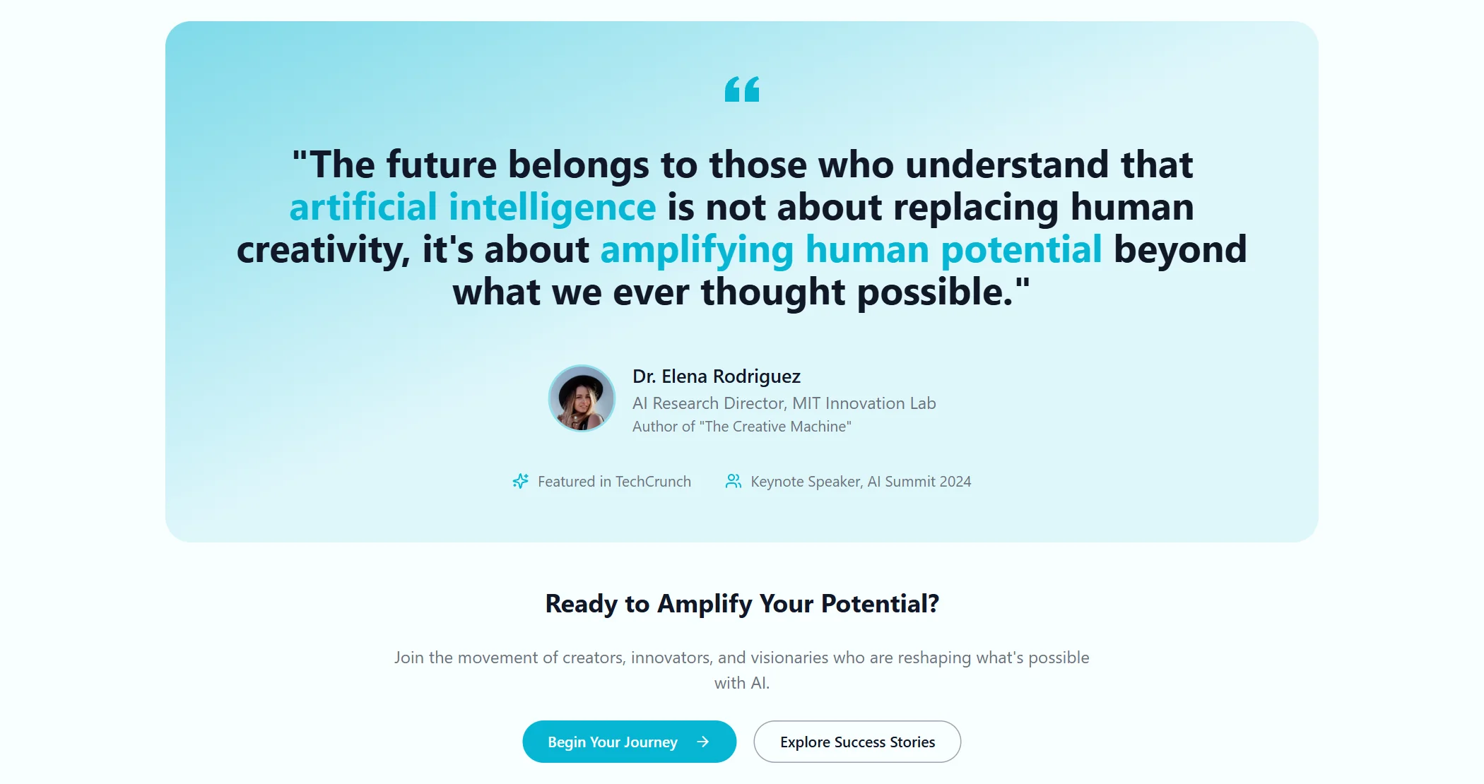 Quote Artificial Intelligence Modern