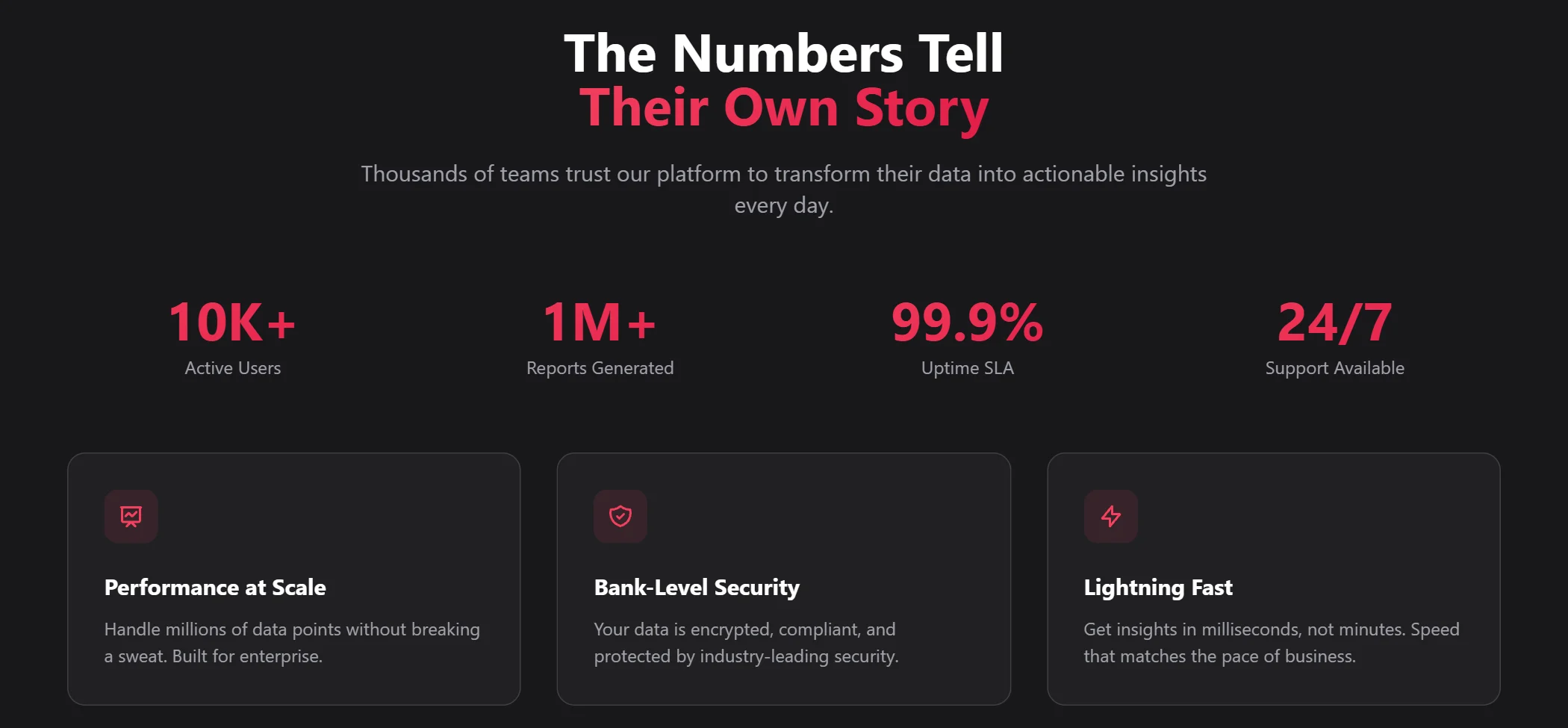 Stats SaaS Modern