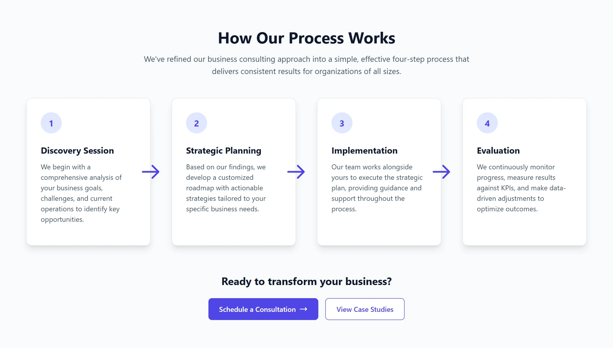 Steps Business Modern