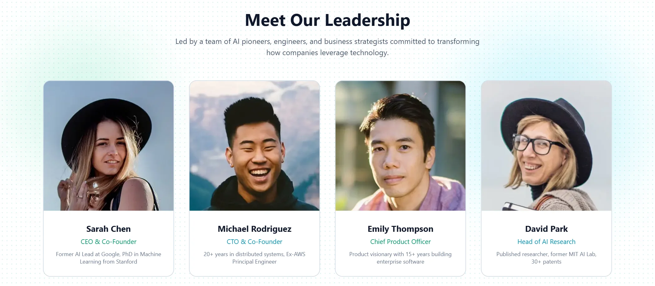 Team Artificial Intelligence Corporate