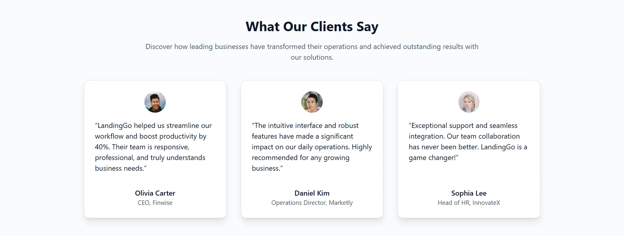 Testimonial Business Modern